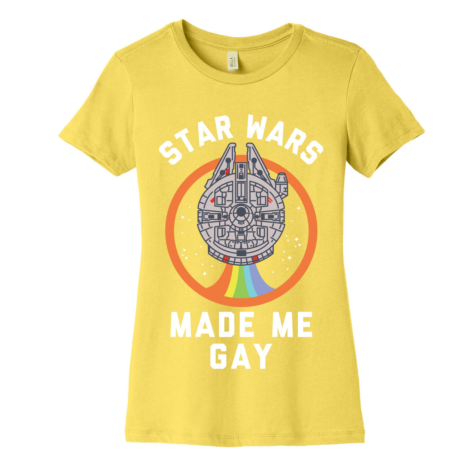 Star Wars Made Me Gay Womens Cotton Tee